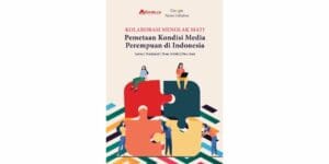 Cover buku Kolaborasi Menolak Mati: Pemetaan Kondisi Media Perempuan di Indonesia