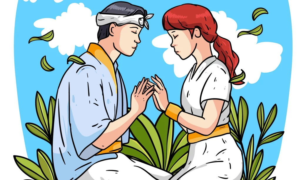 Ilustrasi penghayat kepercayaan