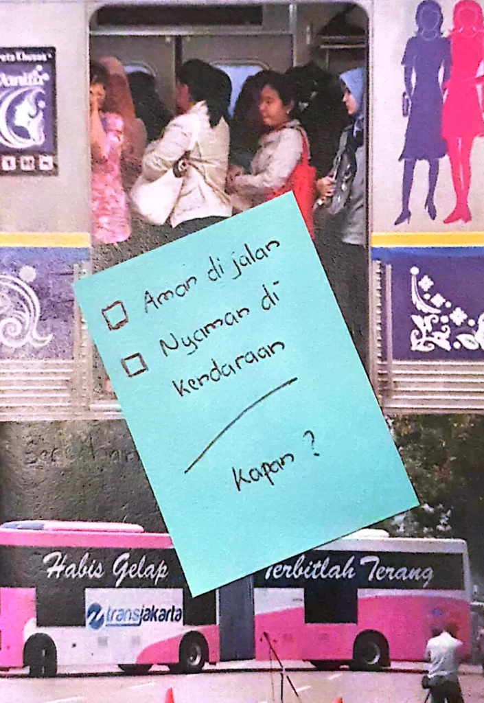 Zine transportasi umum (sumber: Sanita Deselia)