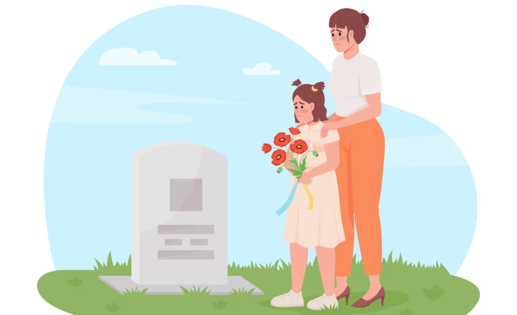 Ilustrasi pemakaman mahal di kota besar