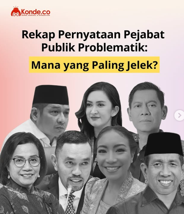 Pernyataan pejabat dan anggota DPR yang tidak berempati