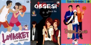 Novel teenlit 'Lovasket', 'Obsesi', 'Dealova' (sumber foto: Gramedia.com, Google Books)