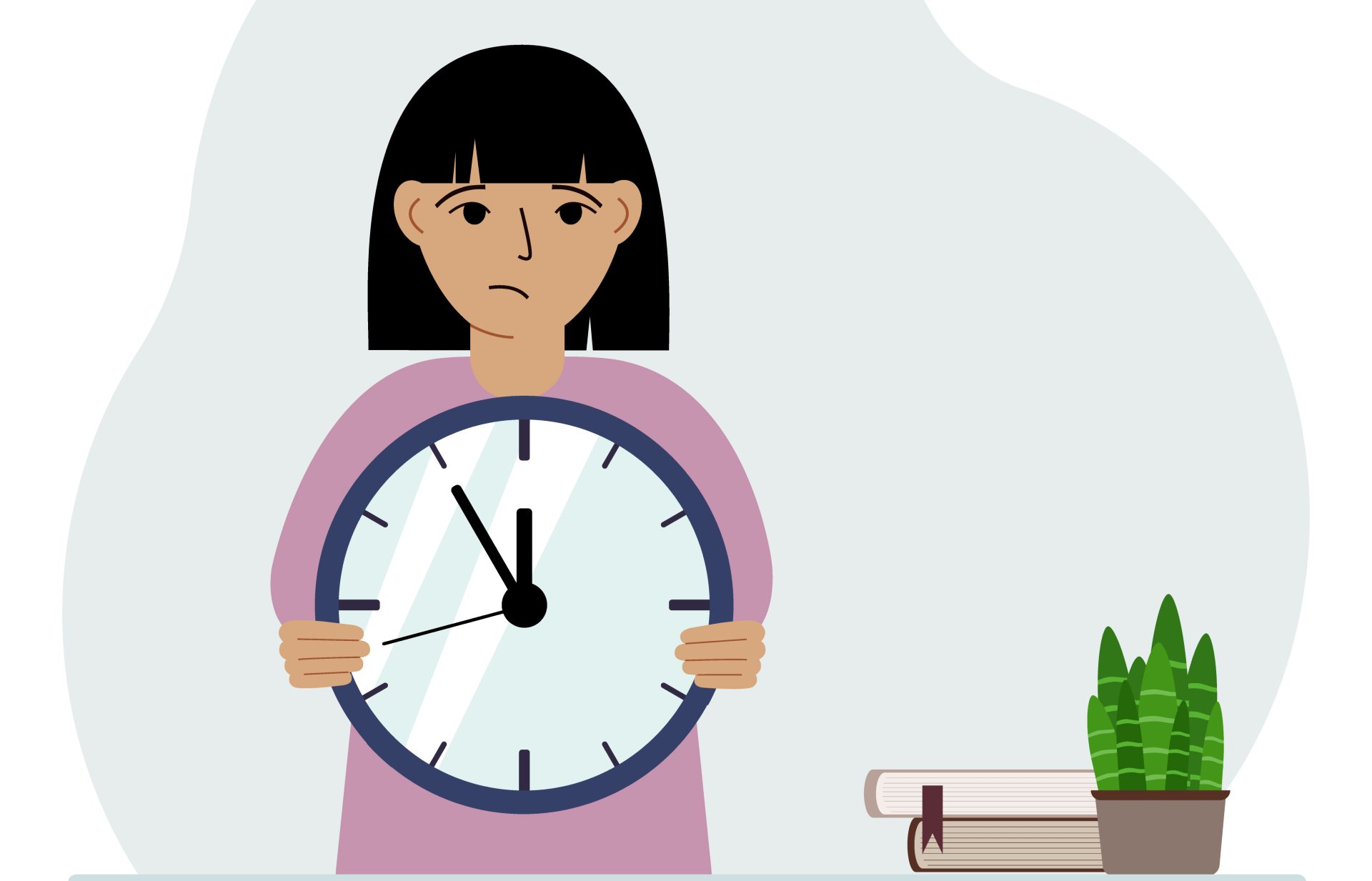 Woman bearing the timeline of social expectations