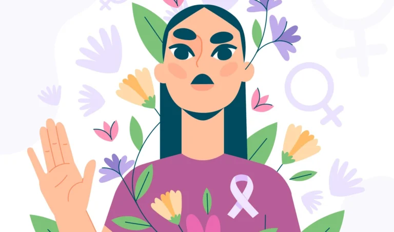 Ilustrasi perempuan disabilitas buruh sawit yang melawan pemerkosaan
