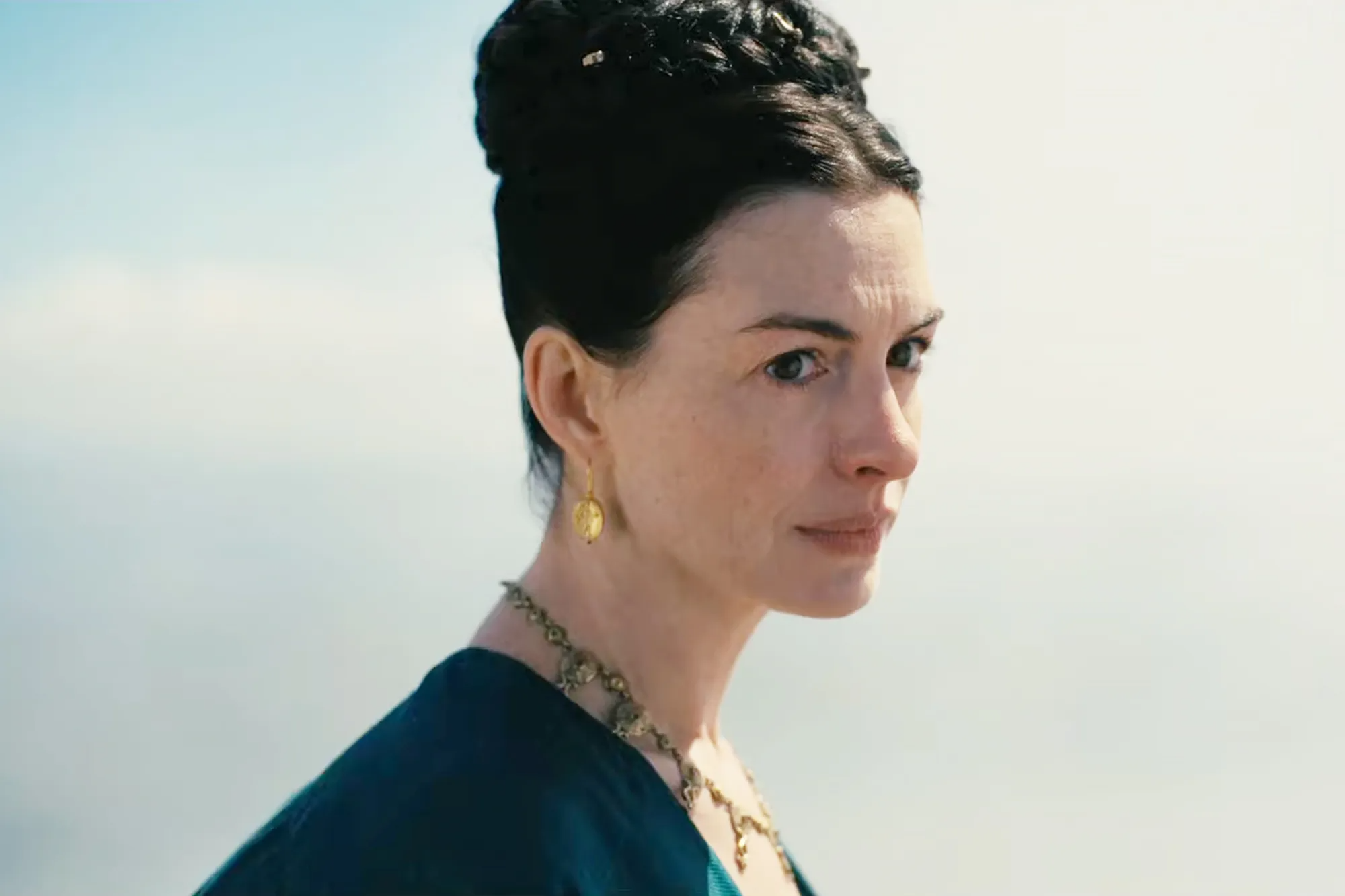 Anna Hathaway as Penelope in 'The Odyssey' (2026). (Source: Universal Pictures)