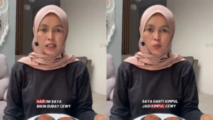 Konten mengganti bahan pangan menjadi kimpul oleh Tin di akun TikTok-nya (sumber foto: tangkapan layar Konde.co/TikTok @black.sheep8208)