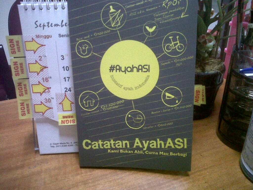(Buku yang ditulis oleh para pendiri AyahASI Indonesia. Dok: AyahASI)