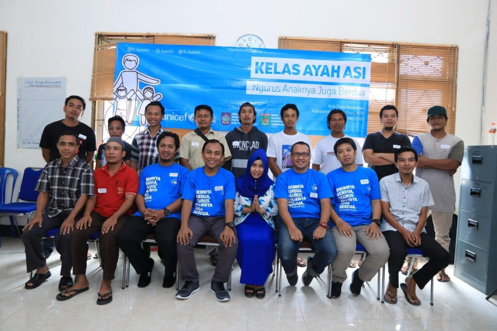 (Kelas AyahASI Indonesia bekerja sama dengan UNICEF. Dok: Pribadi)