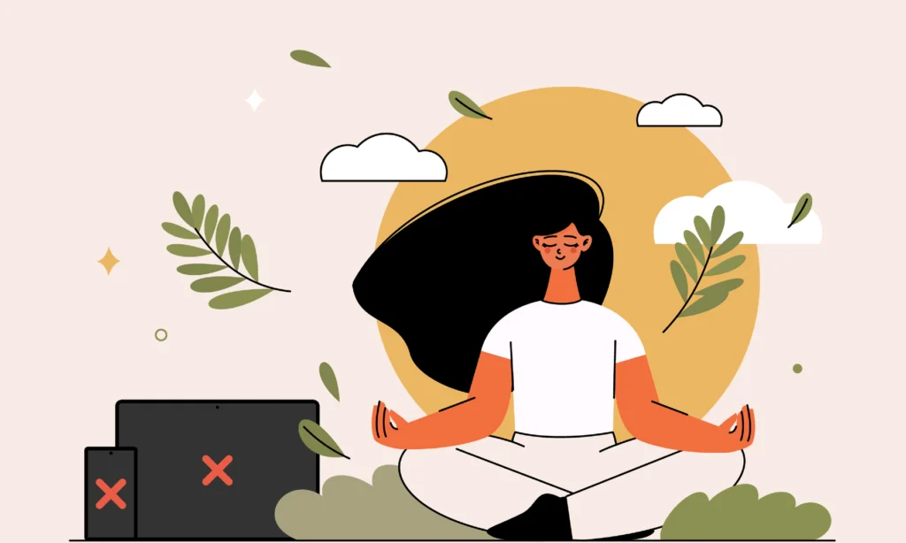 Ilustrasi mindfulness