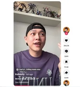 Video Permintaan Maaf Atas Konten Jumbho Coffee Mix (Sumber: TikTok @kelvinsteviano1)