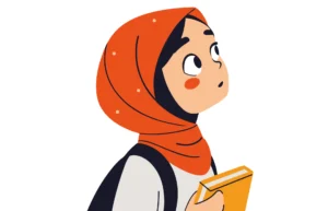 Ilustrasi perempuan muda Afghanistan